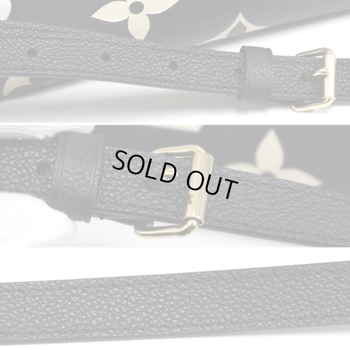 画像6: ルイ・ヴィトン スピーディ・バンドリエール 25(M58947)バイカラーモノグラム・アンプラント/ブラックベージュ (6)