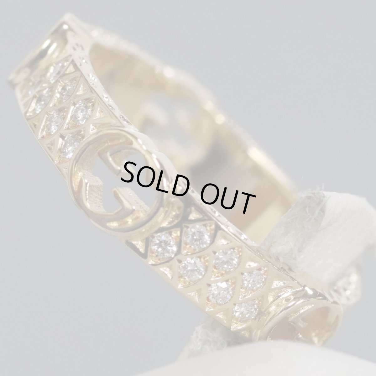 画像4: インターロッキングG ダイヤモンドリング 750 3.9g #9 (4)