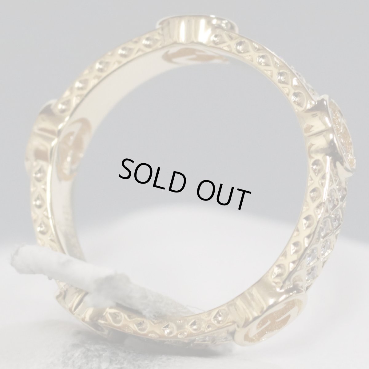 画像5: インターロッキングG ダイヤモンドリング 750 3.9g #9 (5)