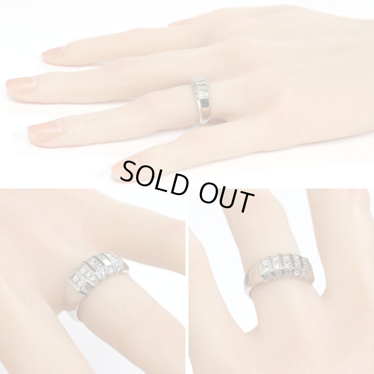 画像10: Pt900ダイヤモンドリング D1.00 6.8g #12 (10)