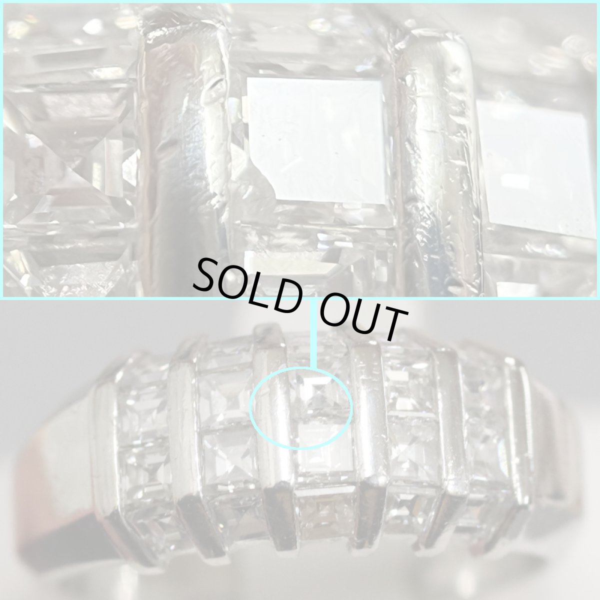 画像3: Pt900ダイヤモンドリング D1.00 6.8g #12 (3)