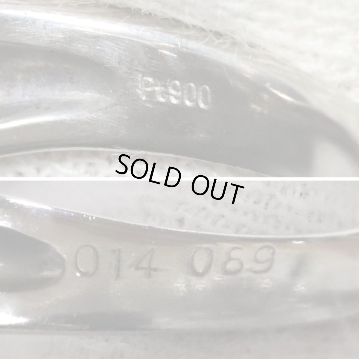 画像7: Pt900ダイヤモンドリング D0.89 D0.14 10.7g #14 (7)