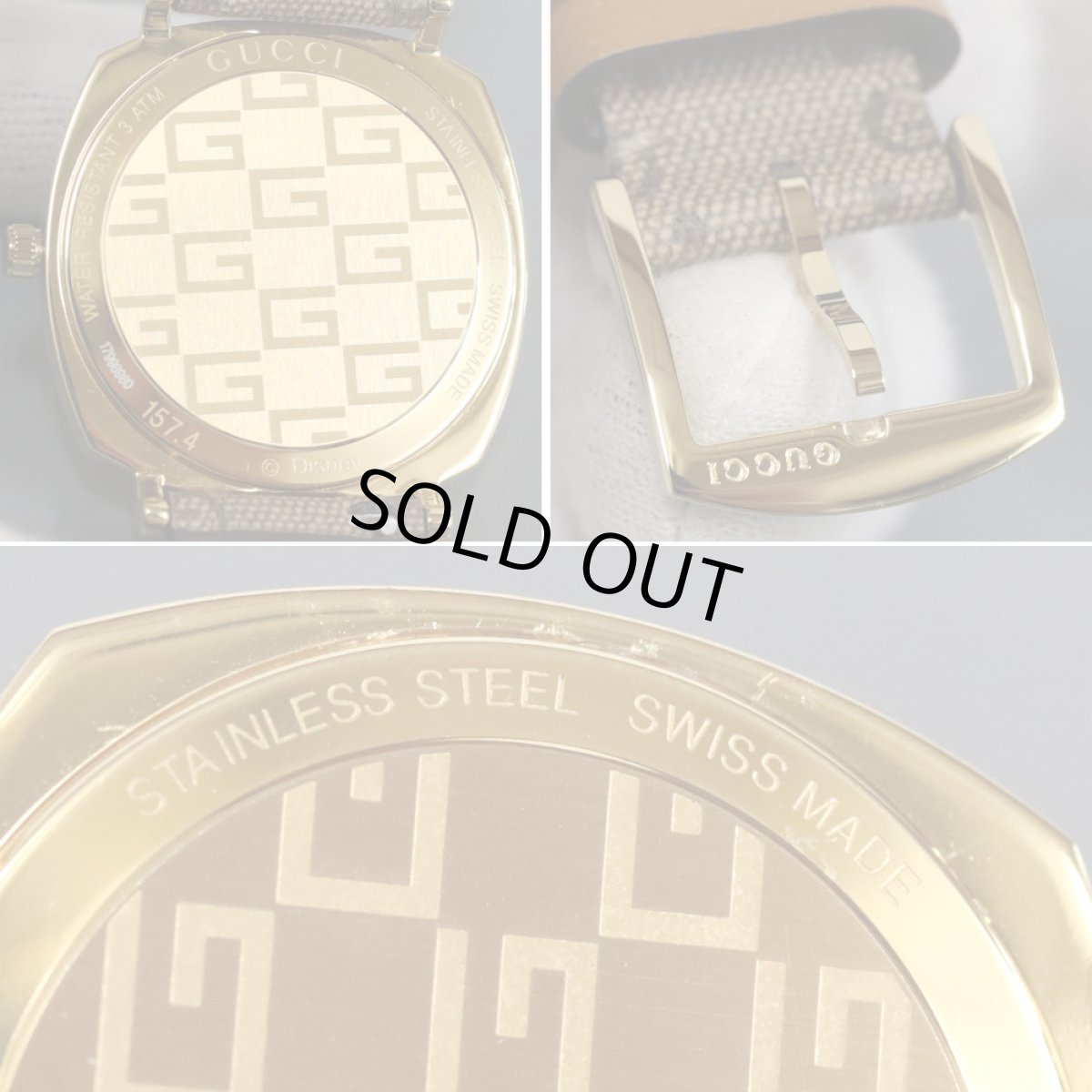 画像8: グッチ グリップウォッチ(YA157420,157.4)ディズニーコラボ ミッキーマウス (8)