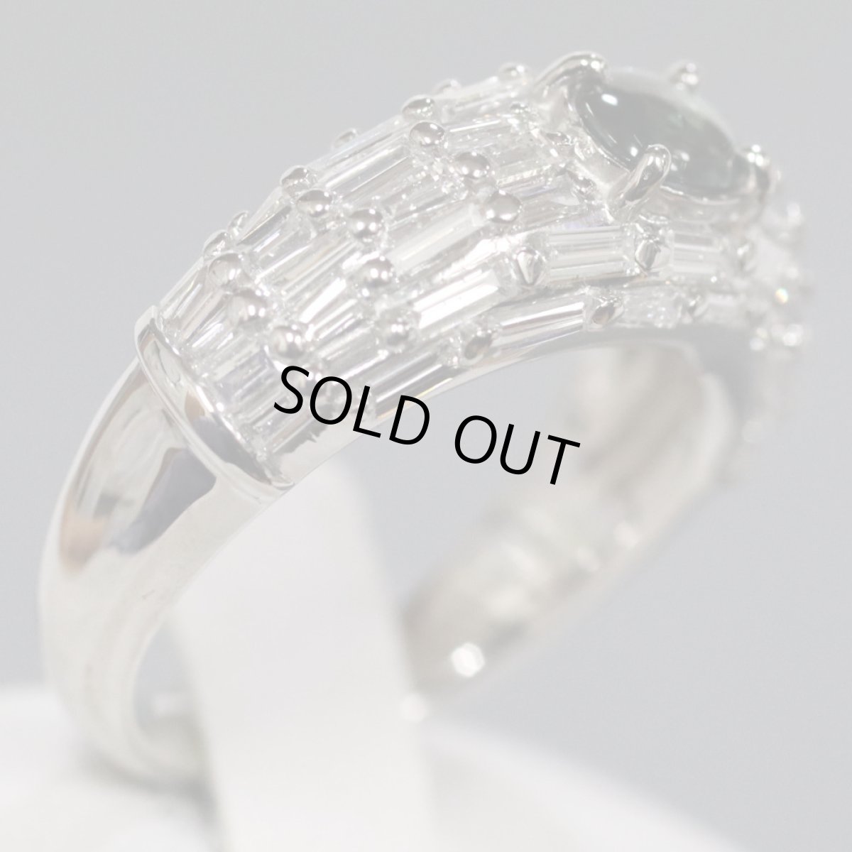 画像3: Pt900アレキサンドライトダイヤモンドリング A0.43 D1.31 8.8g #11 (3)