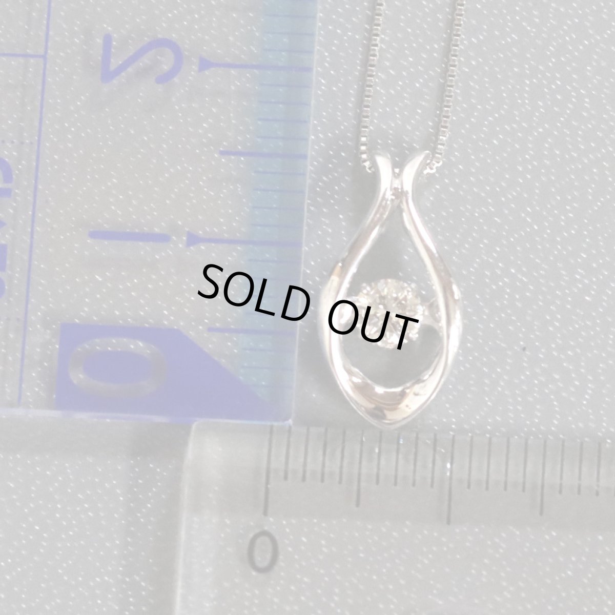 画像10: K18WGダイヤモンドペンダント D0.20 2.1g (10)