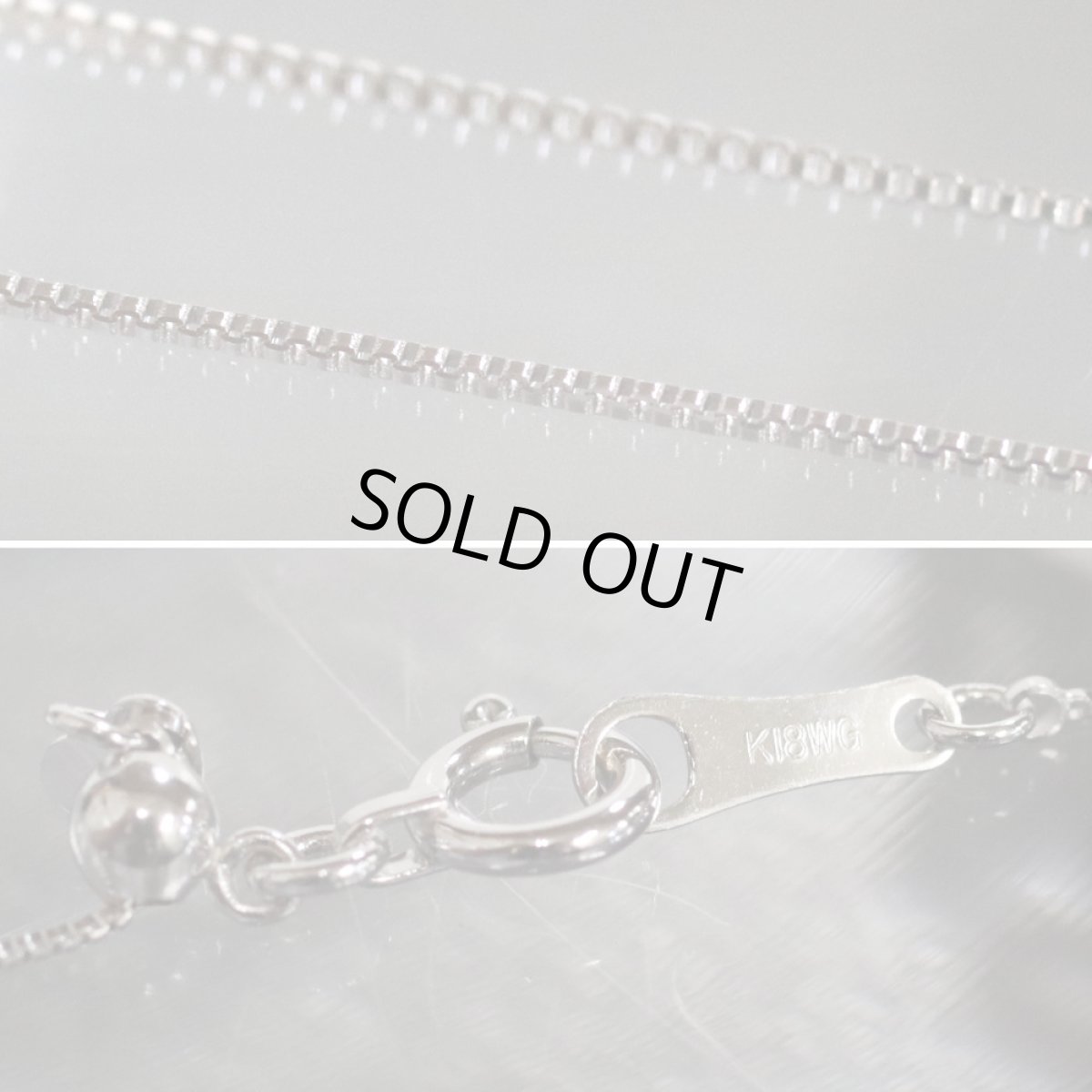 画像8: K18WGダイヤモンドペンダント D0.20 2.1g (8)