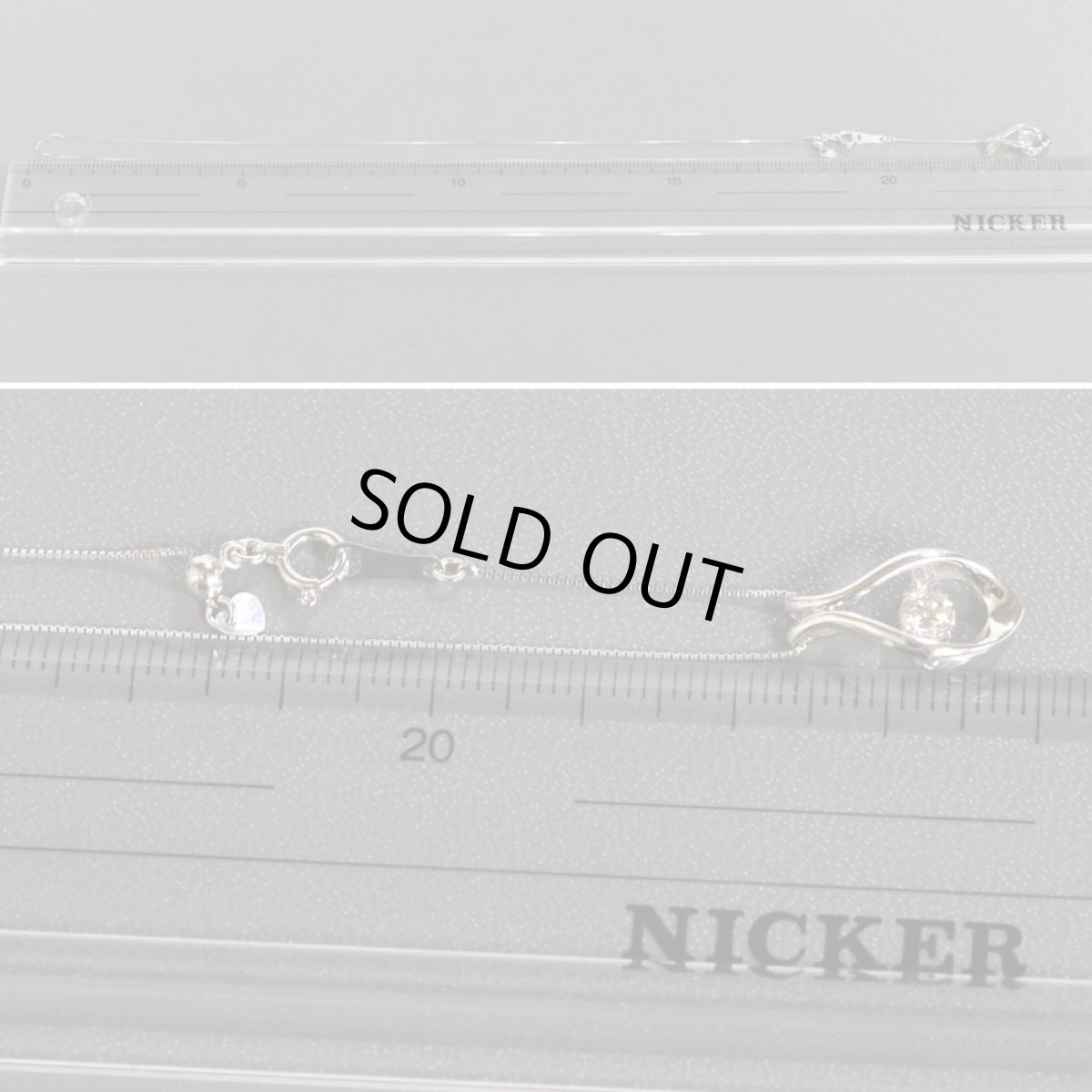 画像9: K18WGダイヤモンドペンダント D0.20 2.1g (9)