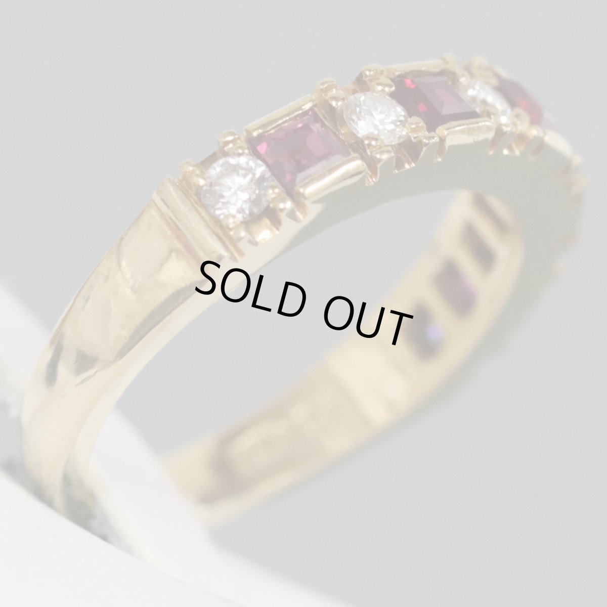 画像4: アクアスキュータム 750ルビーダイヤモンドリング 4.7g #12 (4)