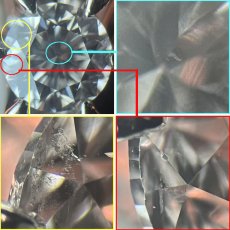 画像5: Pt900ダイヤモンドリング D0.501 D0.18 4.4g #16 (5)