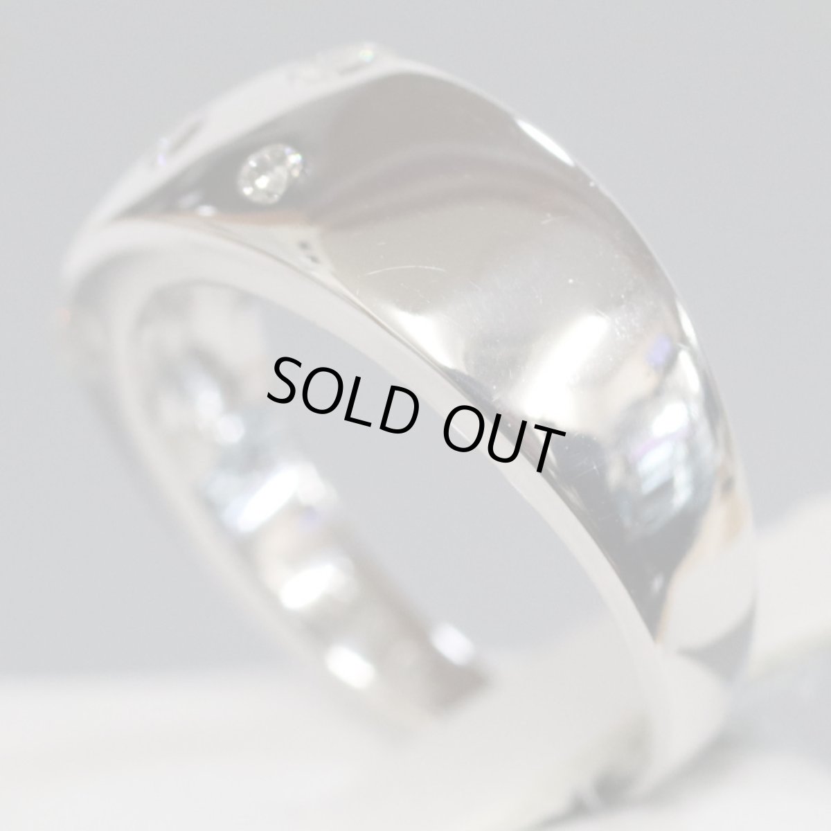 画像2: スタージュエリー K18WGダイヤモンドリング D0.32 7.4g #11 (2)