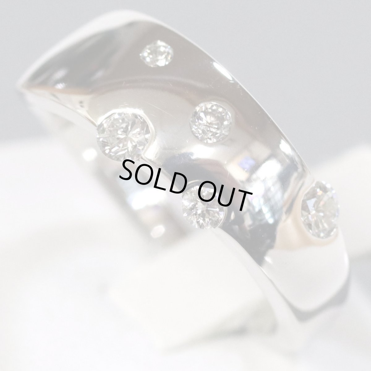 画像4: スタージュエリー K18WGダイヤモンドリング D0.32 7.4g #11 (4)