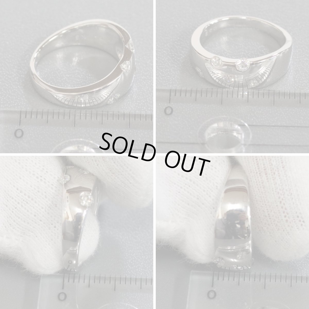 画像9: スタージュエリー K18WGダイヤモンドリング D0.32 7.4g #11 (9)