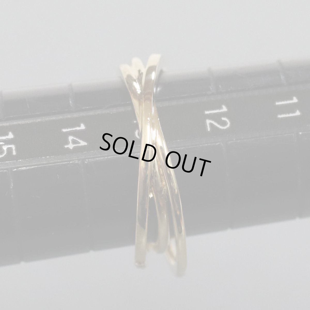 画像7: K18ダイヤモンドリング D0.16 D0.13 4.0g #13 (7)