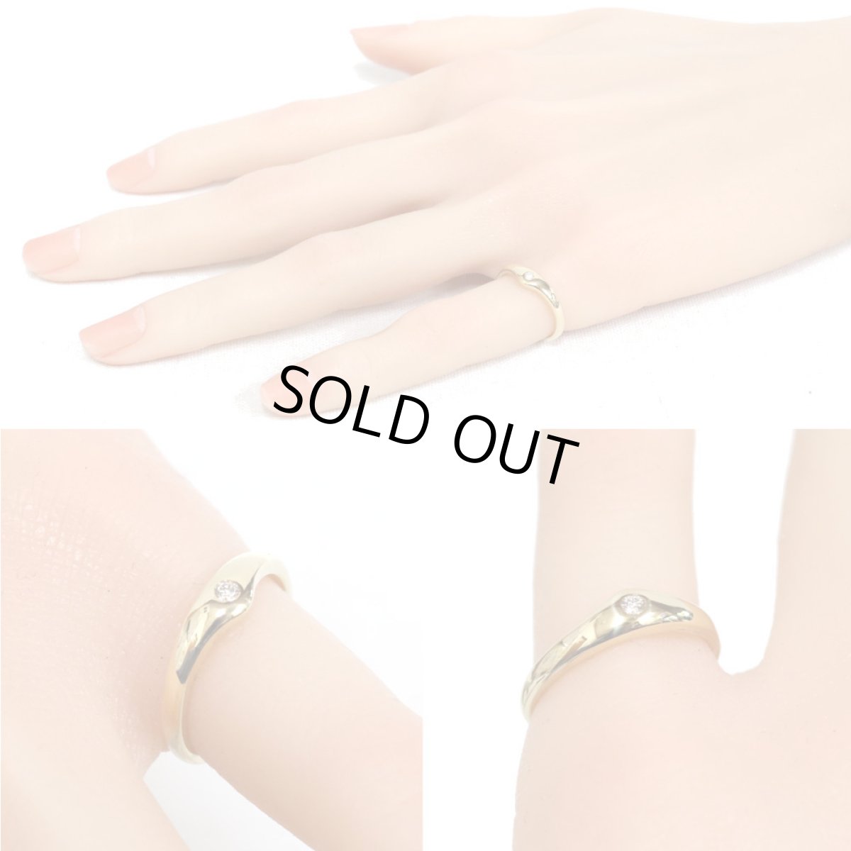 画像9: 750ダイヤモンドリング 2.9g #10 (9)