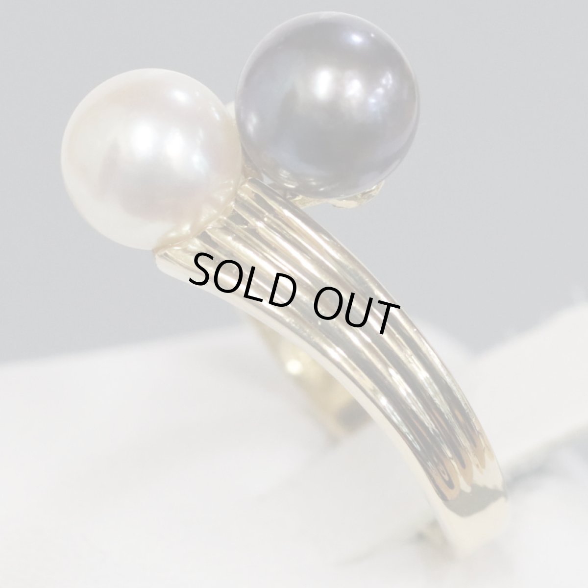 画像2: K18パールリング 4.5g #16 (2)