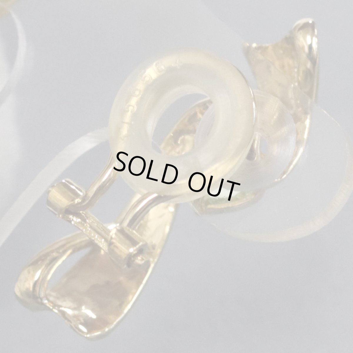 画像8: K18ペリドットイヤリング 4.8g (8)