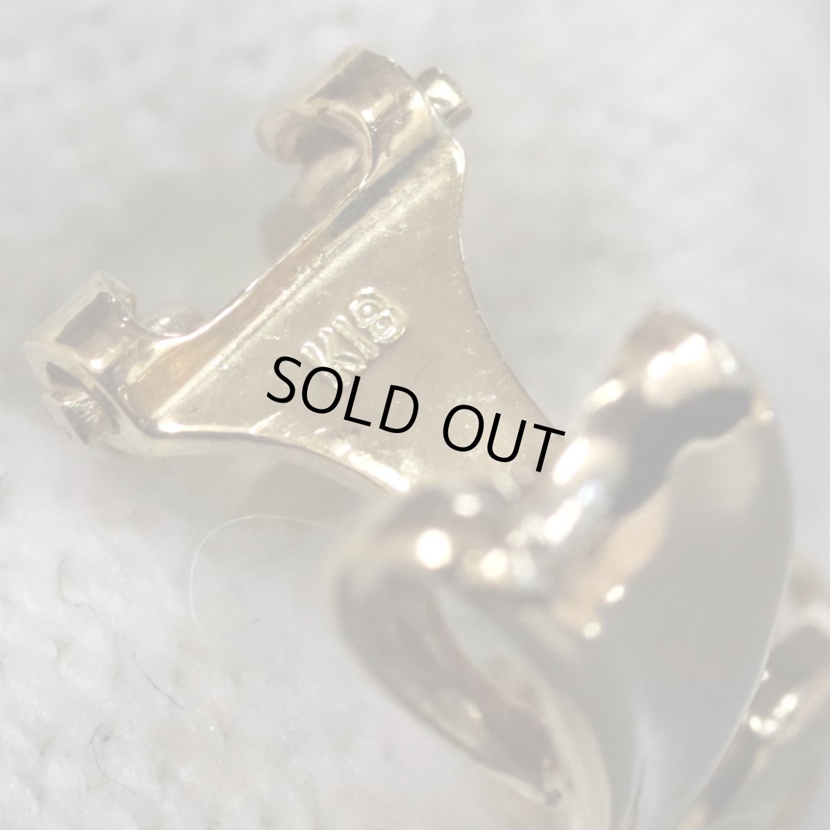 画像9: K18ペリドットイヤリング 4.8g (9)