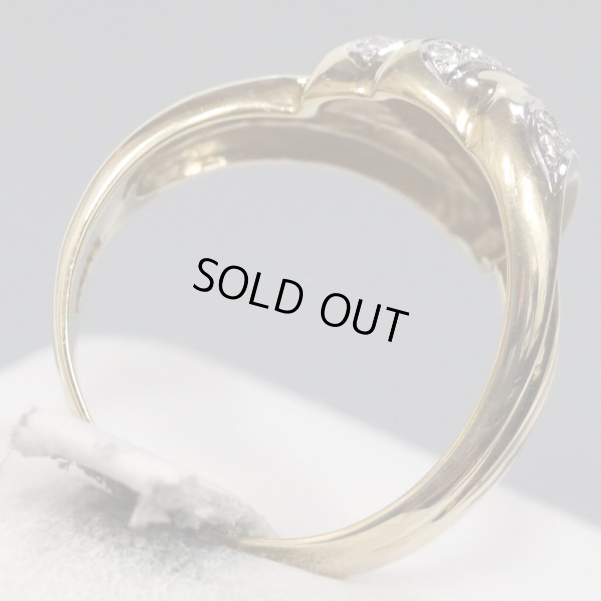 画像4: K18/Pt900ダイヤモンドリング D0.18 5.2g #12 (4)