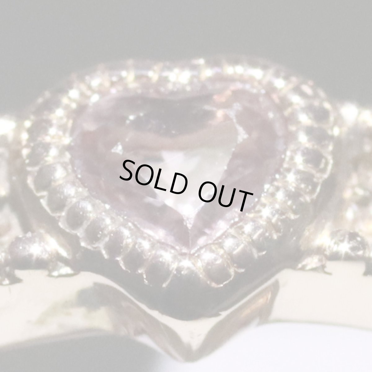 画像3: K18PGピンクサファイアダイヤモンドリング S0.282 D0.08 3.5g #12 (3)