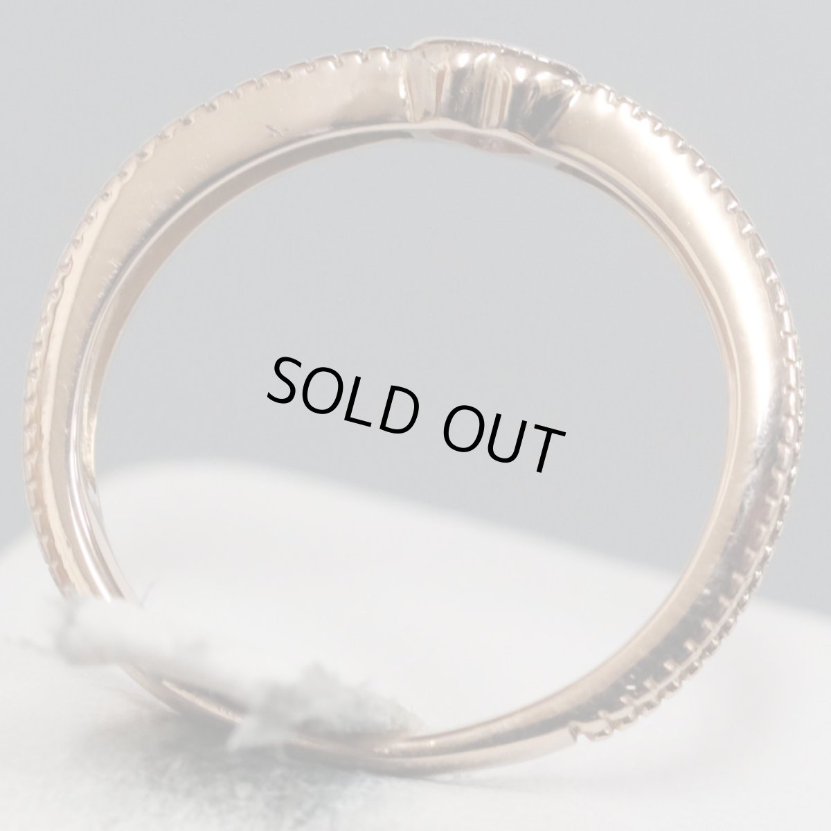 画像4: K18PGピンクサファイアダイヤモンドリング S0.282 D0.08 3.5g #12 (4)