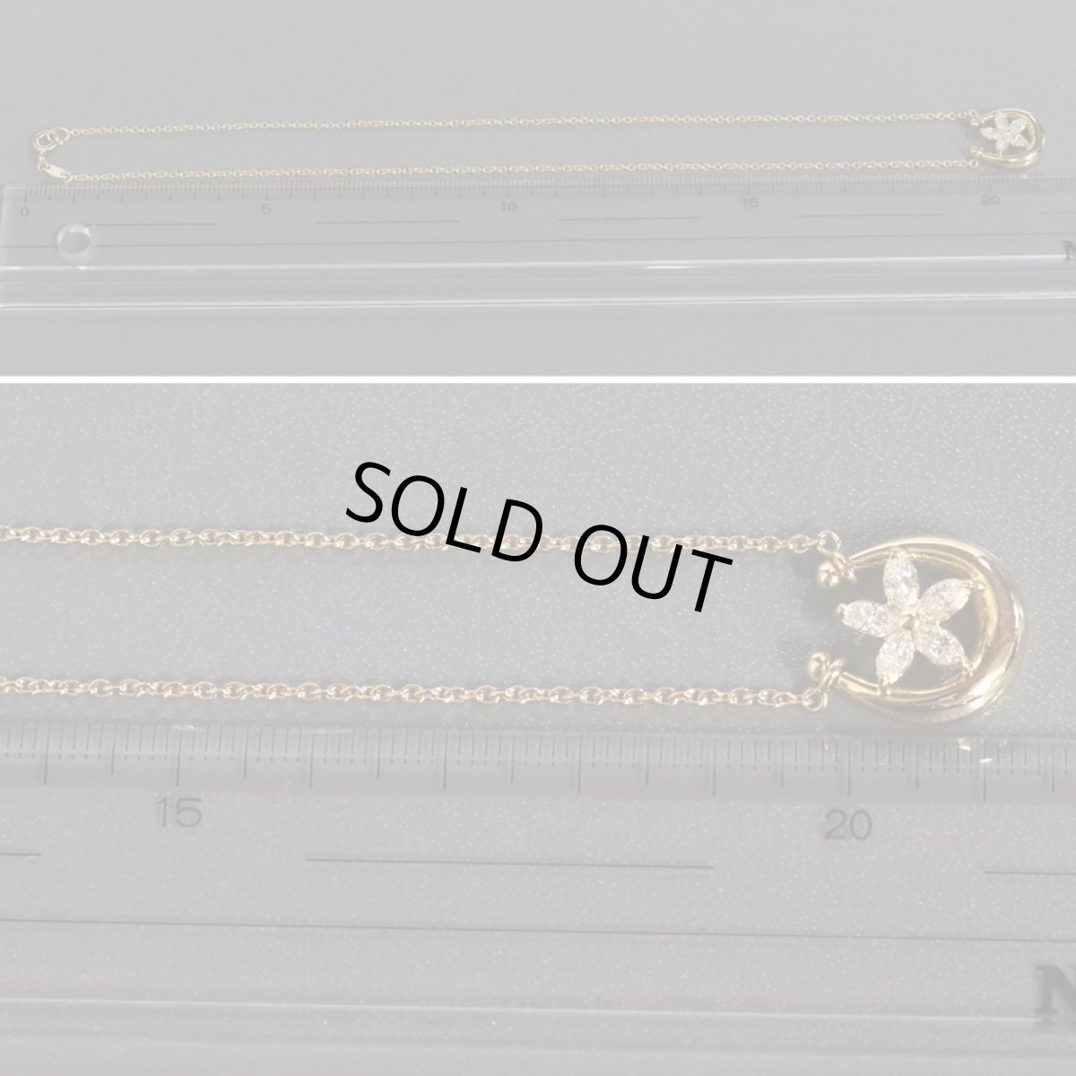 画像9: 750ダイヤモンドネックレス 7.2g (9)