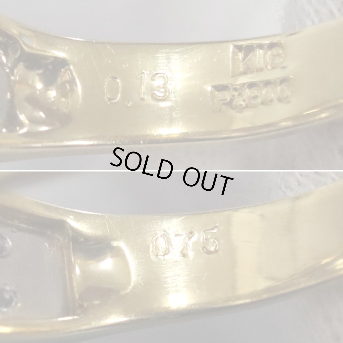 画像7: K18/Pt900ピンクサファイアダイヤモンドリング PS0.75 D0.13 5.2g #13 (7)