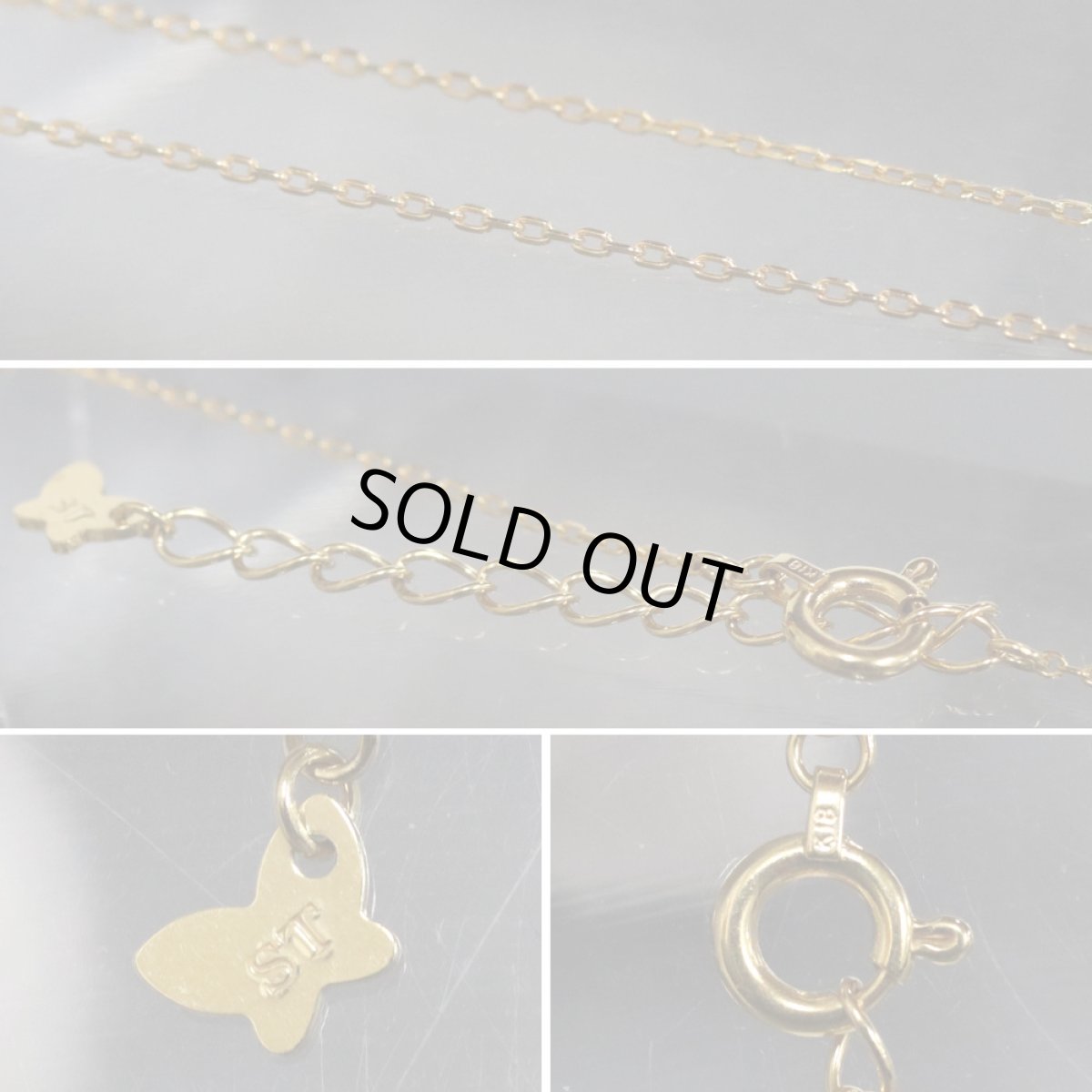 画像7: サマンサティアラ K18シェルローズクォーツネックレス 1.6g (7)