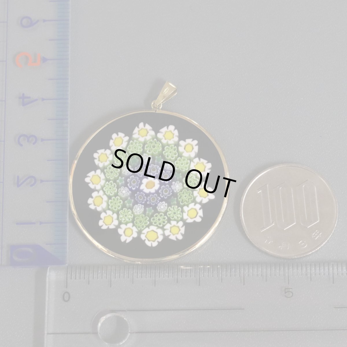 画像10: 750花柄ペンダントトップ 8.5g (10)