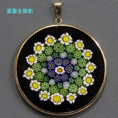 画像2: 750花柄ペンダントトップ 8.5g (2)