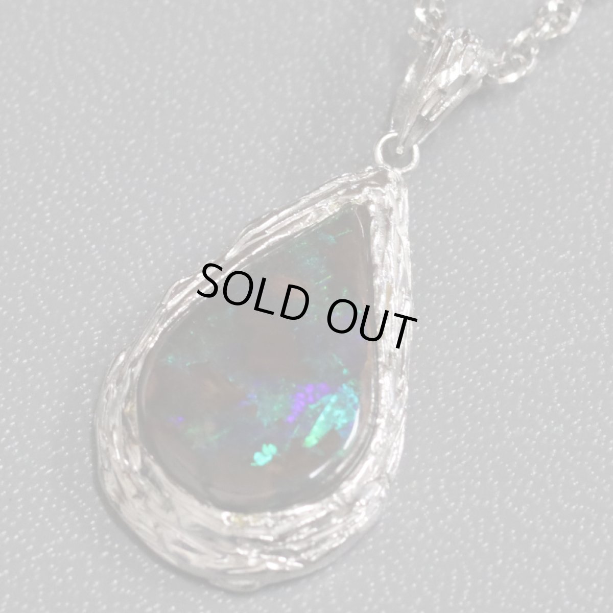 画像3: Pt900/850ボルダーオパールペンダント 11.3g 約41cm (3)