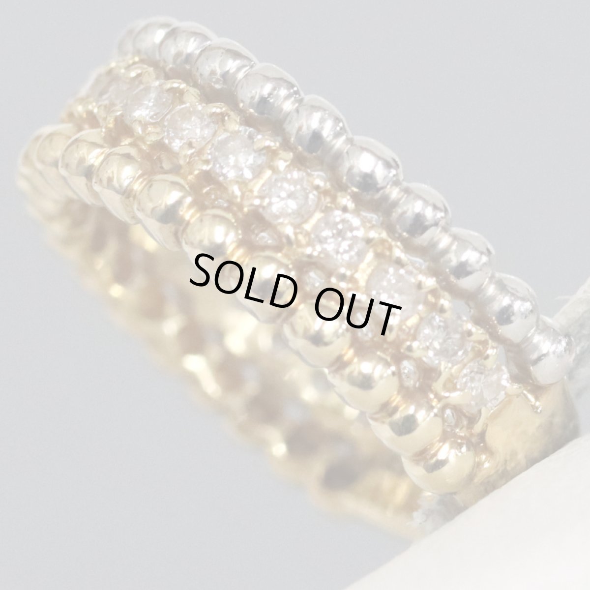 画像4: K18/Pt900ダイヤモンドリング D0.50 5.7g #10.5 (4)