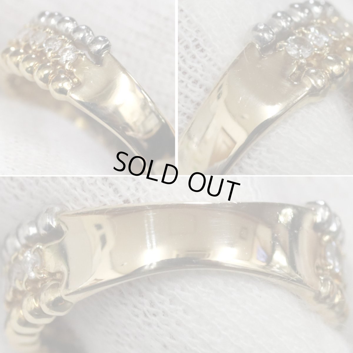 画像6: K18/Pt900ダイヤモンドリング D0.50 5.7g #10.5 (6)