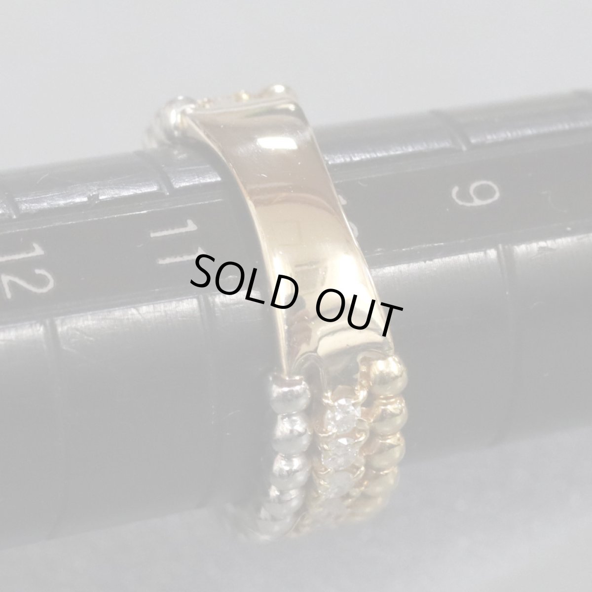 画像8: K18/Pt900ダイヤモンドリング D0.50 5.7g #10.5 (8)