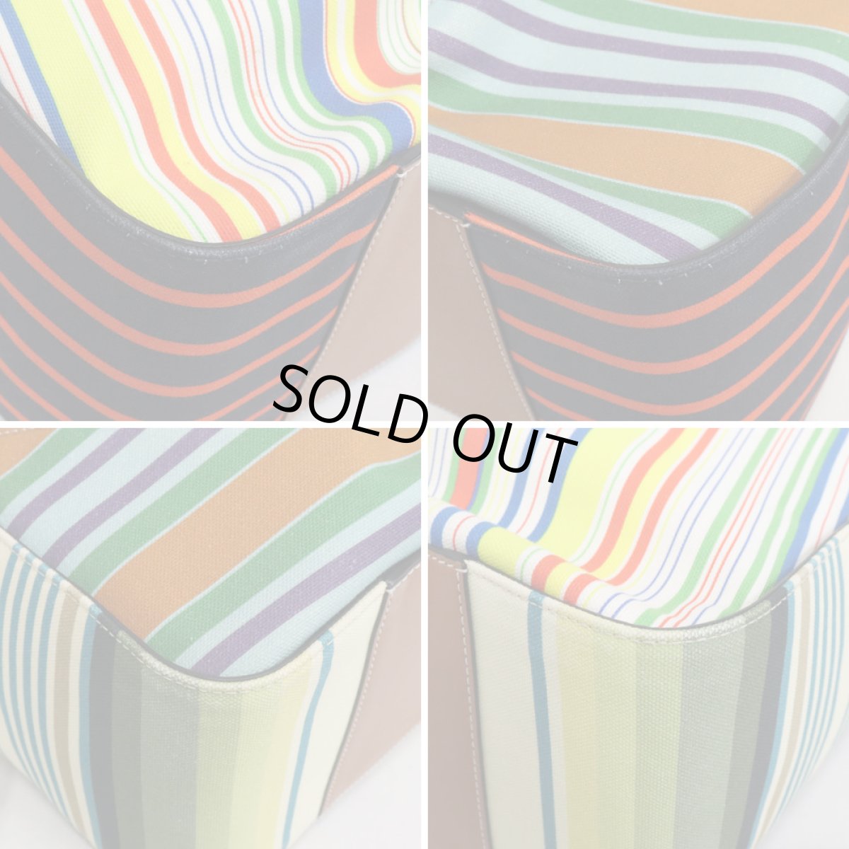 画像6: ロエベ ハンモック スモール ストライプ(387.70.S35) (6)