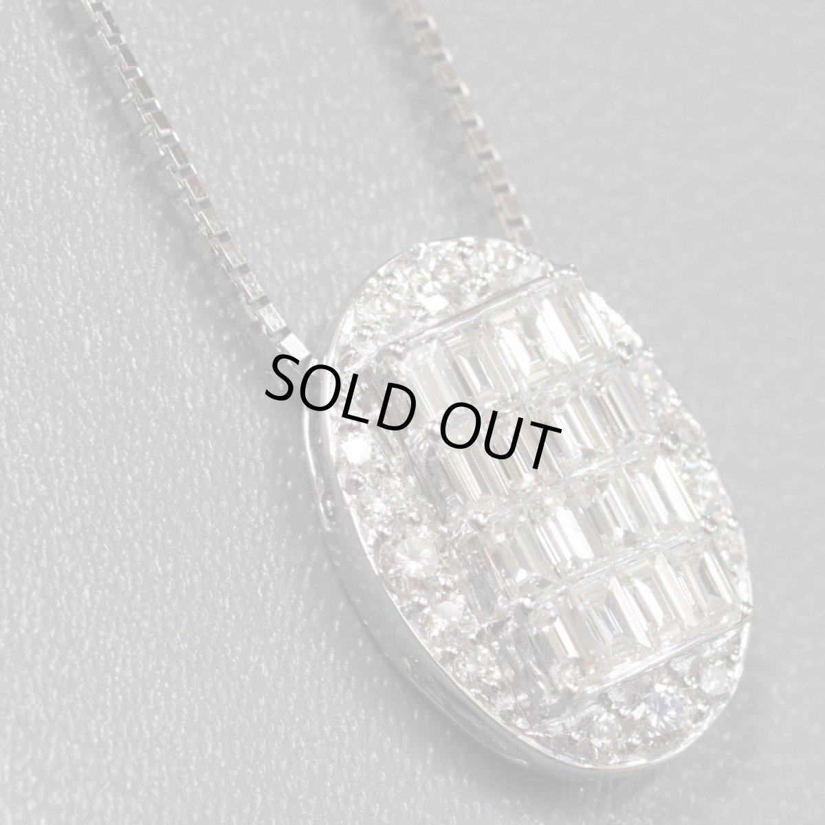 画像2: K18WGダイヤモンドペンダント D1.00 6.1g (2)