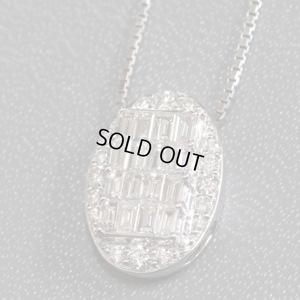 画像3: K18WGダイヤモンドペンダント D1.00 6.1g (3)