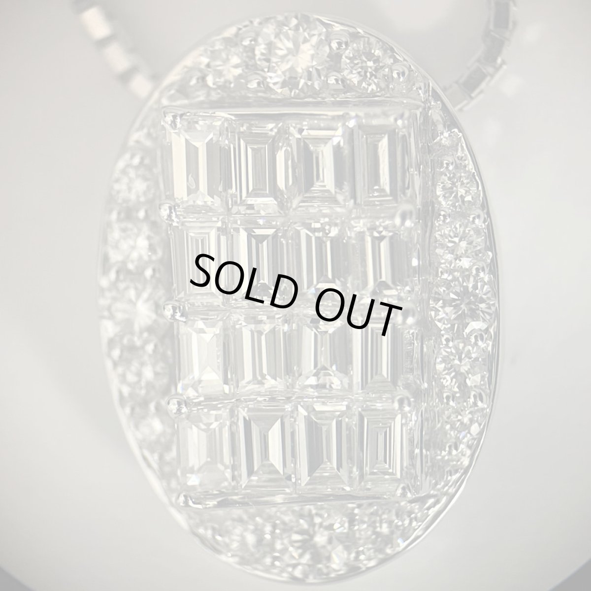 画像4: K18WGダイヤモンドペンダント D1.00 6.1g (4)