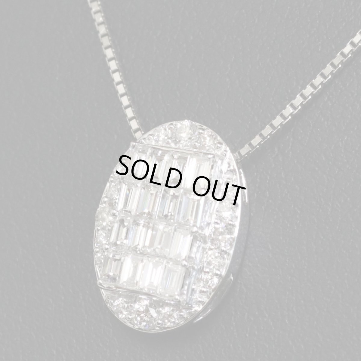 画像6: K18WGダイヤモンドペンダント D1.00 6.1g (6)