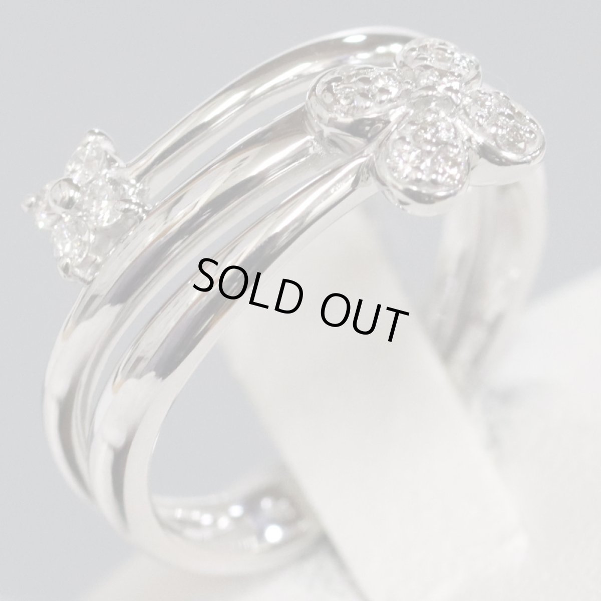 画像3: ポンテヴェキオ K18WGダイヤモンドリング D0.20 5.5g #10 (3)