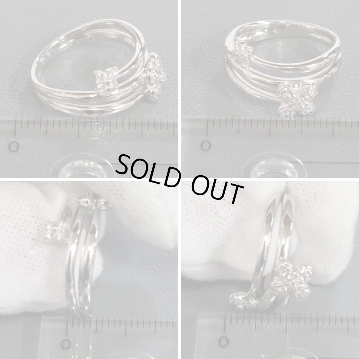 画像8: ポンテヴェキオ K18WGダイヤモンドリング D0.20 5.5g #10 (8)