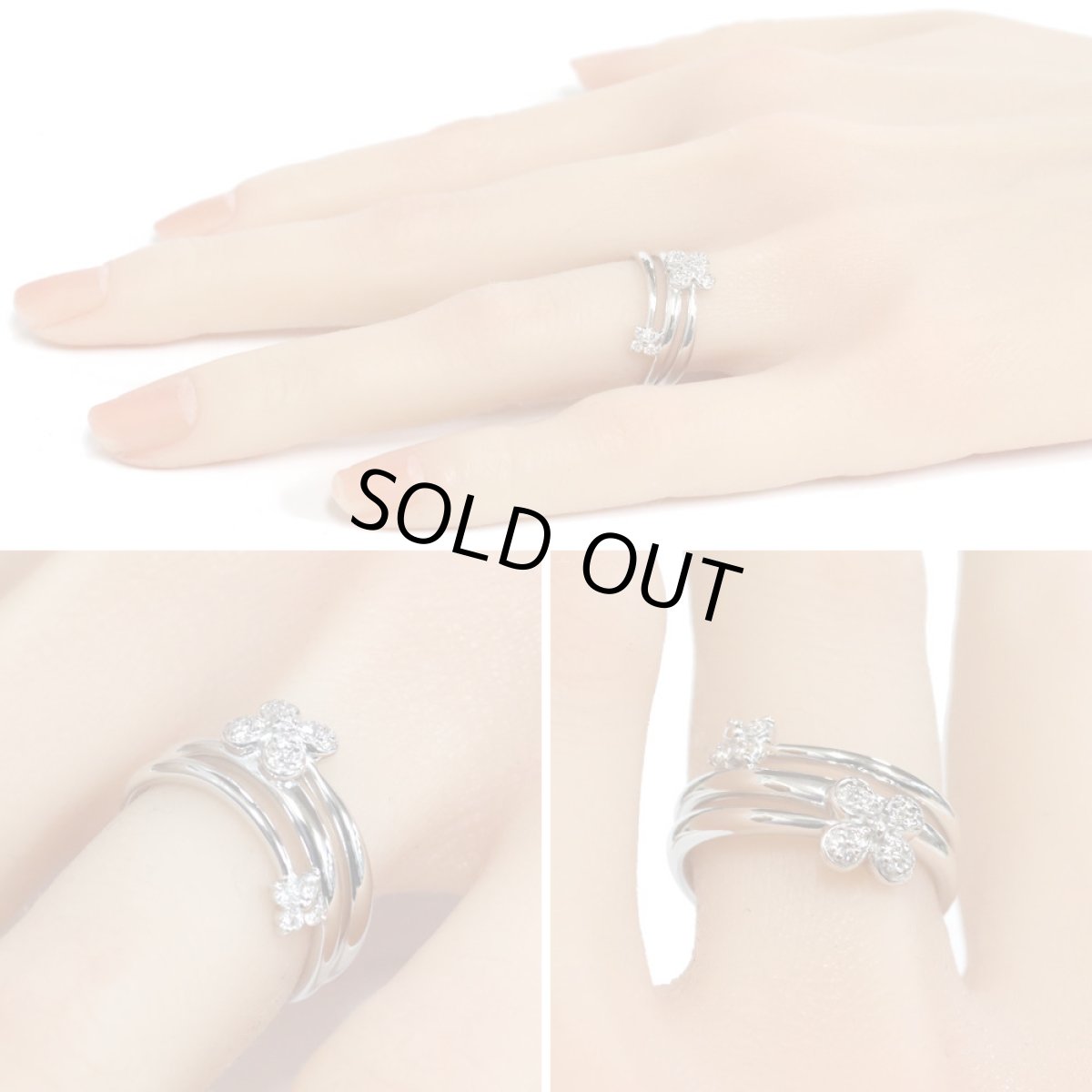 画像9: ポンテヴェキオ K18WGダイヤモンドリング D0.20 5.5g #10 (9)