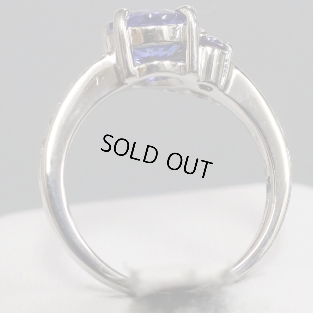 画像5: Pt900マルチカラーストーンリング TZ1.31 D0.06 0.43 6.0g #9 (5)