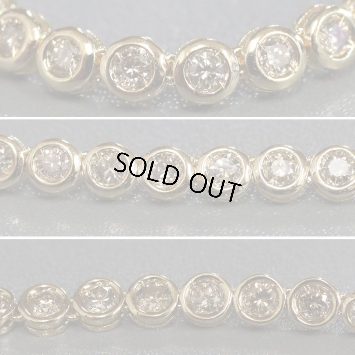 画像10: 750テニスネックレス D5.76 25.9g (10)