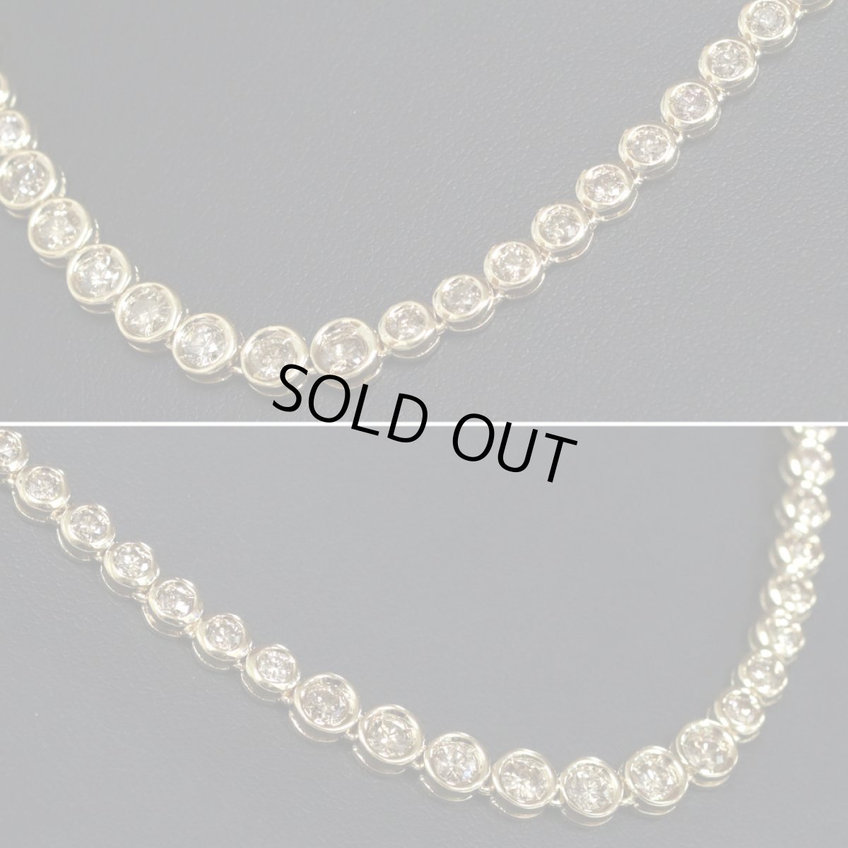 画像2: 750テニスネックレス D5.76 25.9g (2)