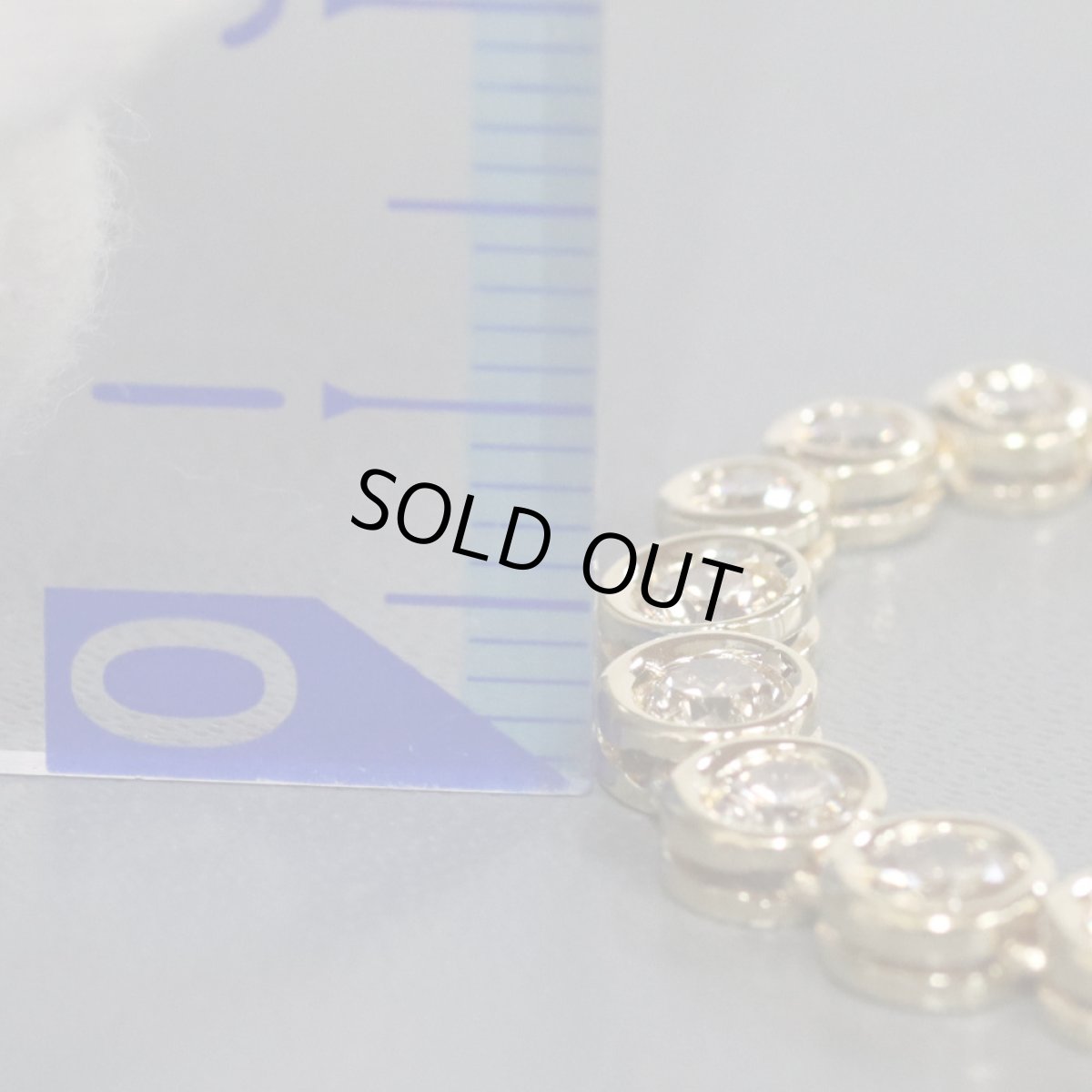 画像6: 750テニスネックレス D5.76 25.9g (6)