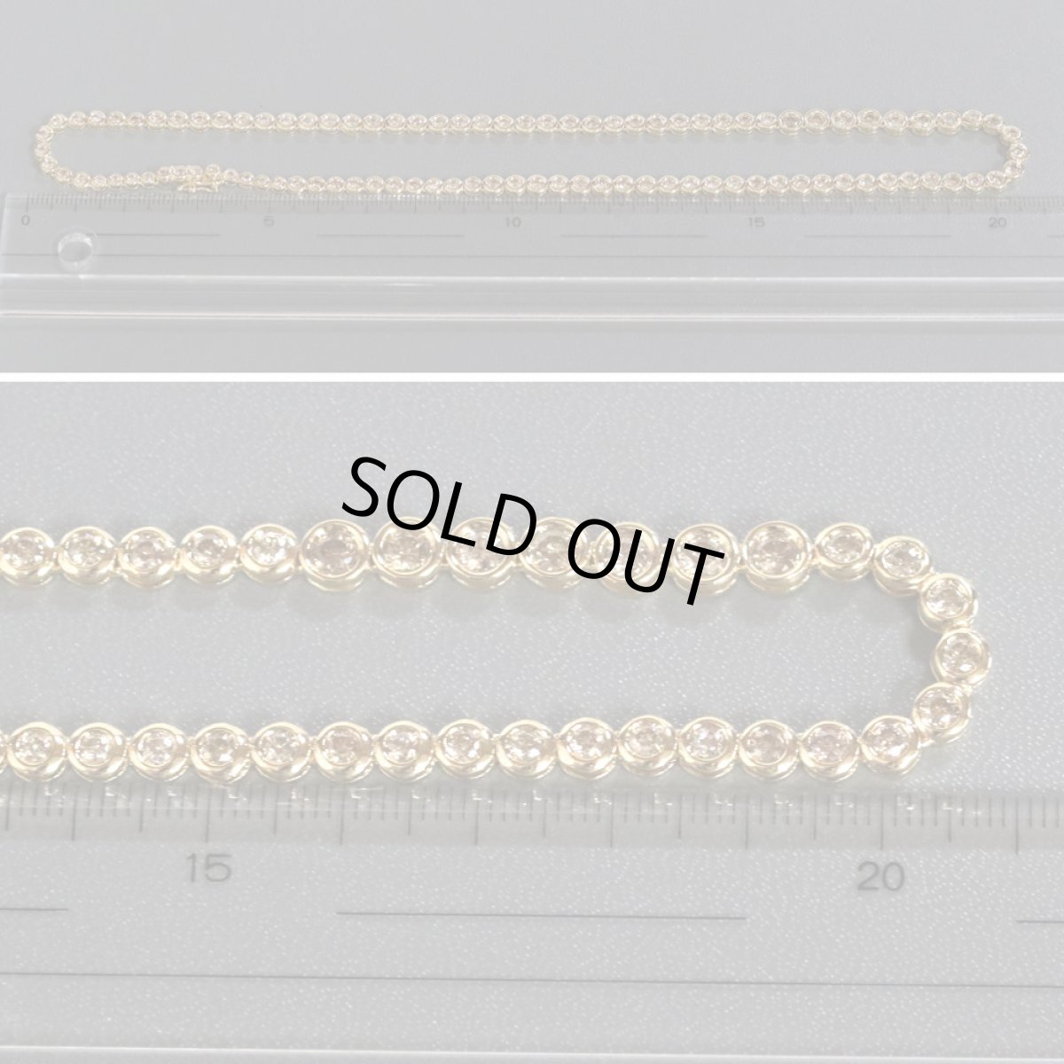 画像9: 750テニスネックレス D5.76 25.9g (9)