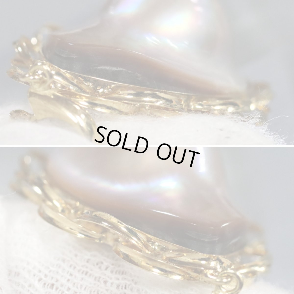 画像7: K18マベパールペンダントトップ 8.7g (7)