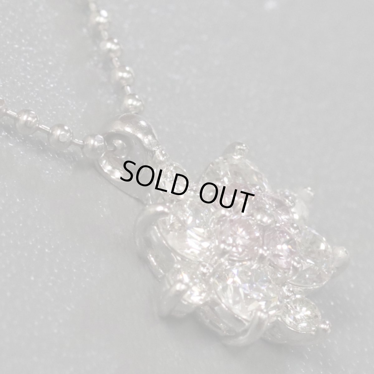 画像2: Pt900/850ダイヤモンドネックレス D0.16 D0.85 5.0g (2)