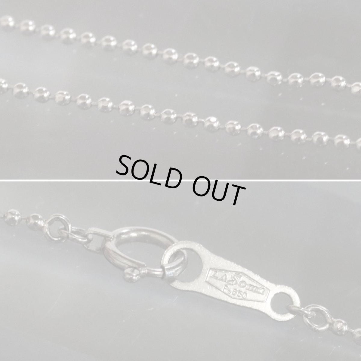 画像7: Pt900/850ダイヤモンドネックレス D0.16 D0.85 5.0g (7)