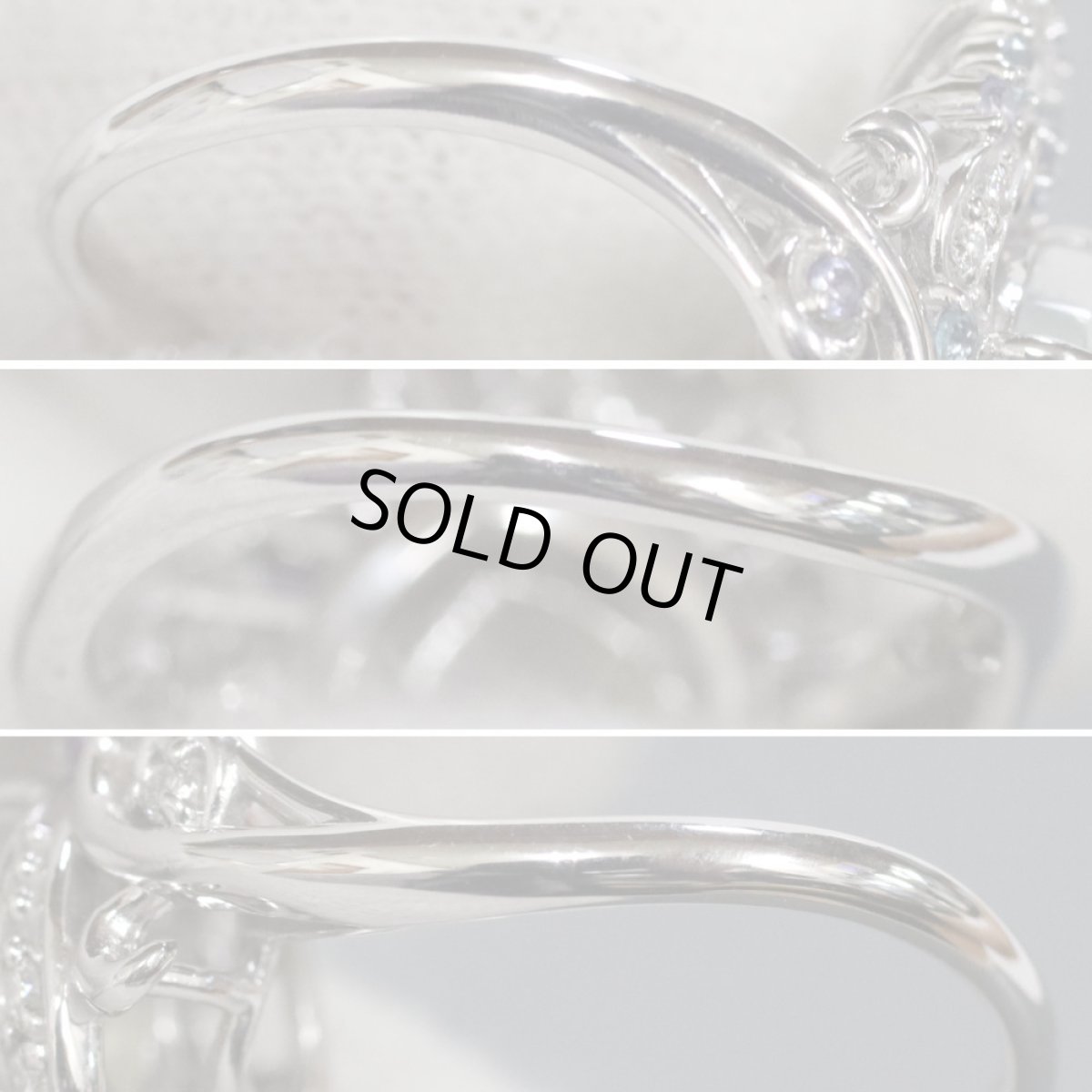 画像7: K18WGマルチカラーストーンリング MS1.955 0.09 0.12 0.05 0.08 6.1g #10.5 (7)